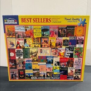 White Mountain Best Sellers Puzzle - Yellow and Red
